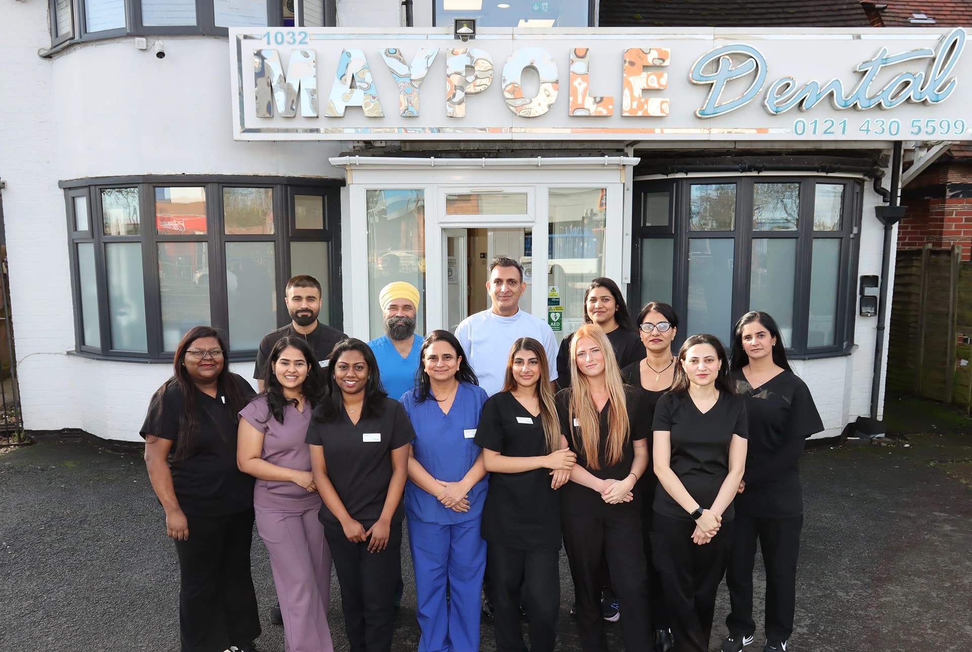 Expert dental team at Maypole Dental Surgery Birmingham